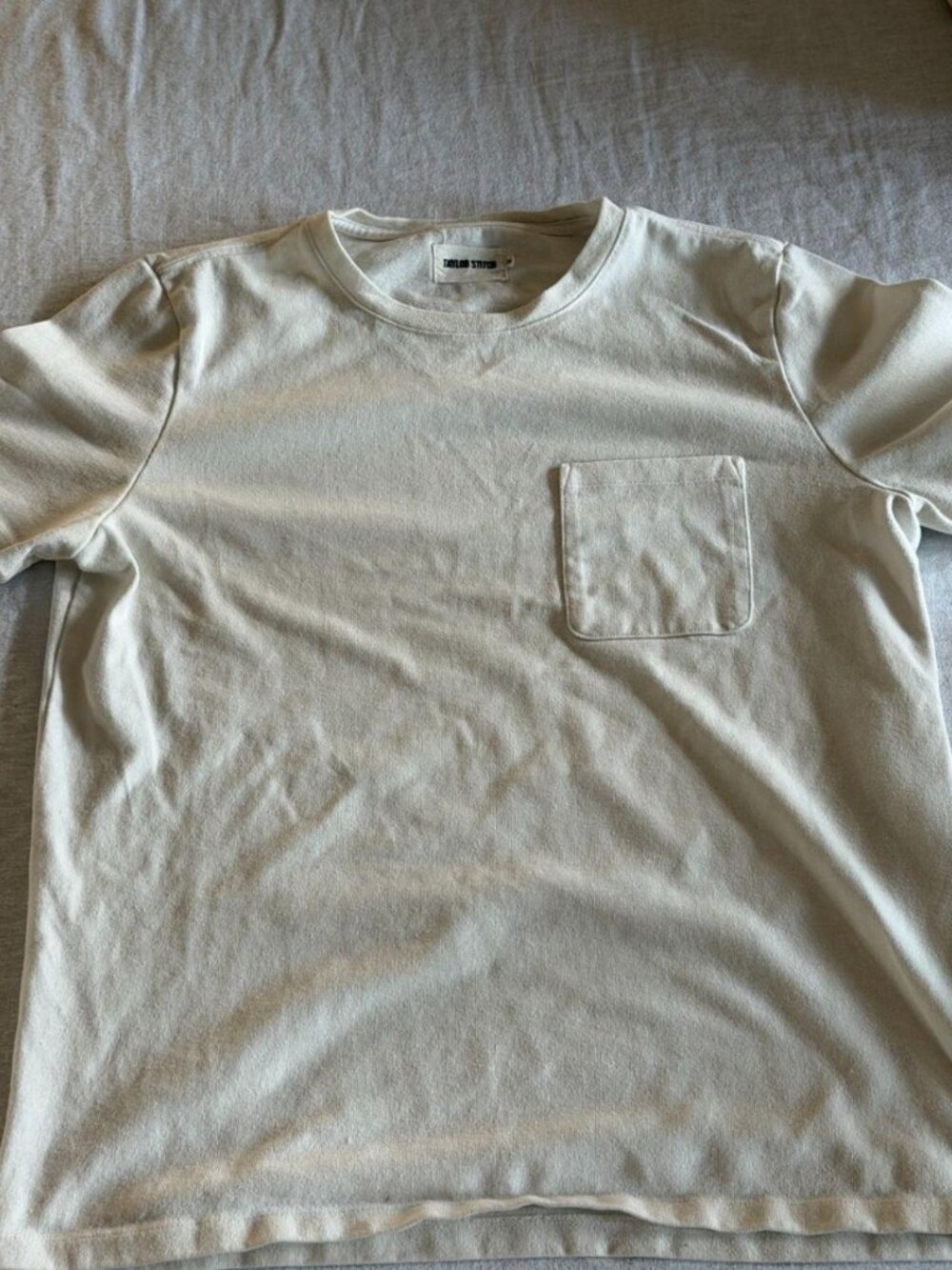 Taylor Stitch Heavy Bag Tee White